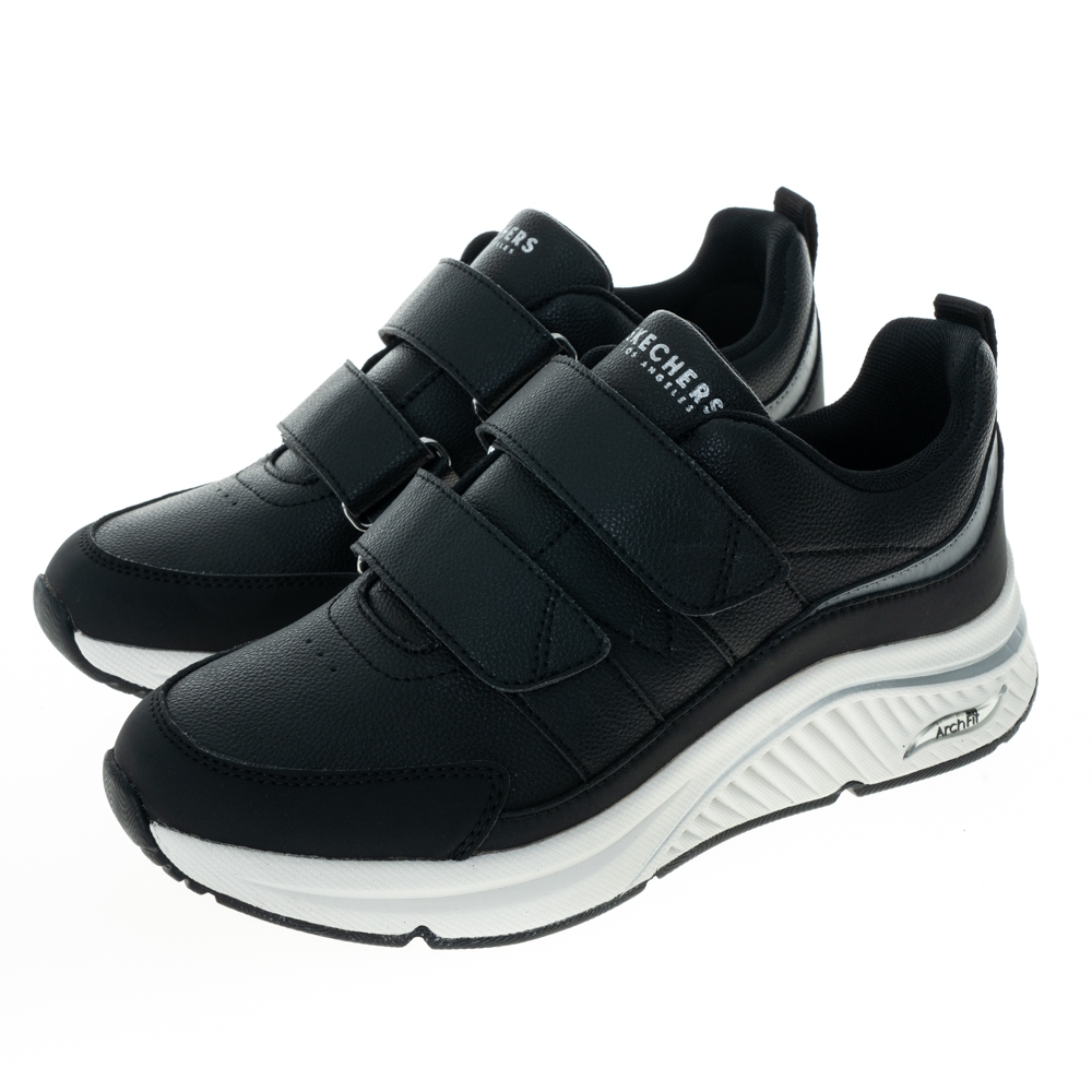 SKECHERS 女鞋 休閒系列 ARCH FIT S-MILES - 155571BLK