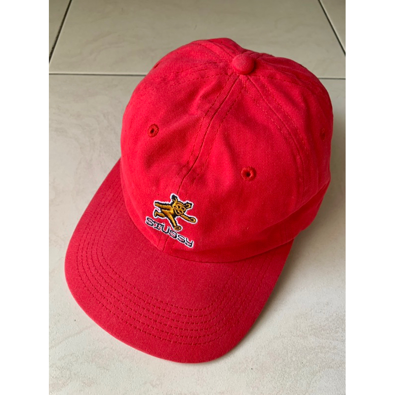 Stussy 紅色棒球帽