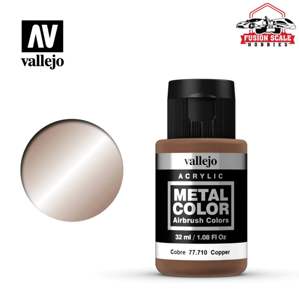 Acrylicos Vallejo 77710 金屬色彩 Metal Color 銅 Copper 32ml
