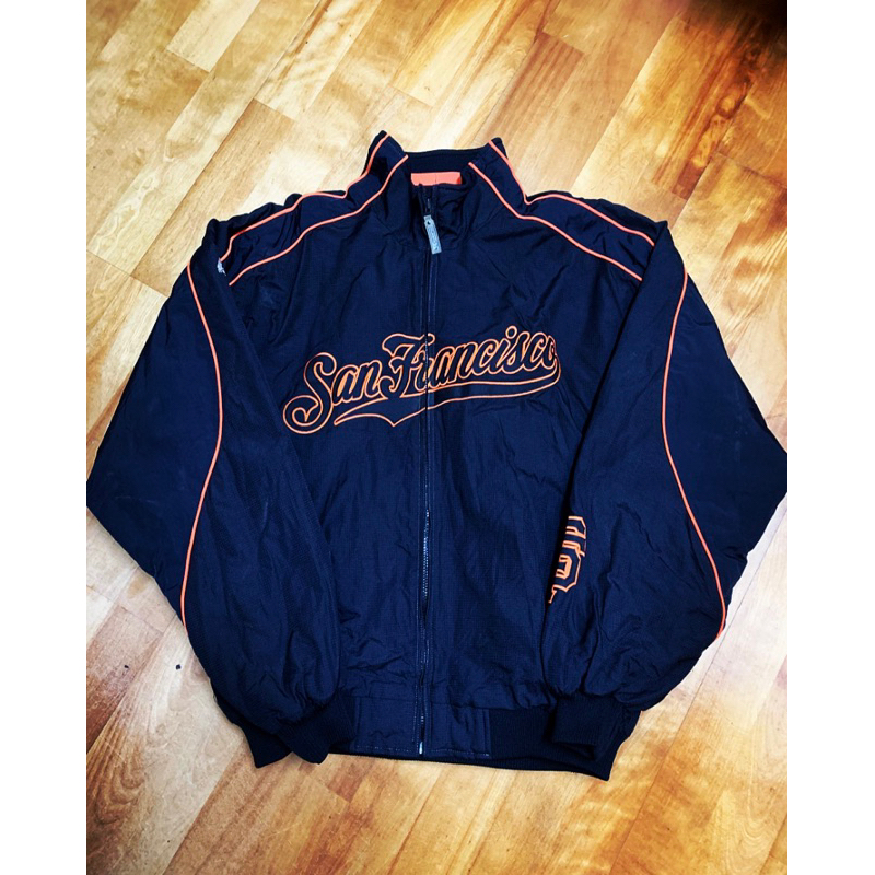 Vintage MLB Majestic San Francisco Giants Jacket 舊金山巨人棒球教練外套