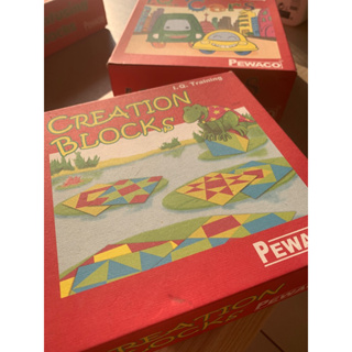 耶誕學習良品 德國pewaco數學邏輯桌遊系列 創意方塊 嘟嘟車