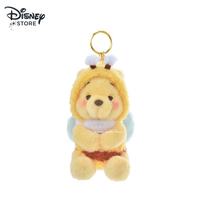 迪士尼【SAS 日本限定】迪士尼商店限定 小熊維尼 蜜蜂版 鑰匙圈吊飾娃娃 16cm