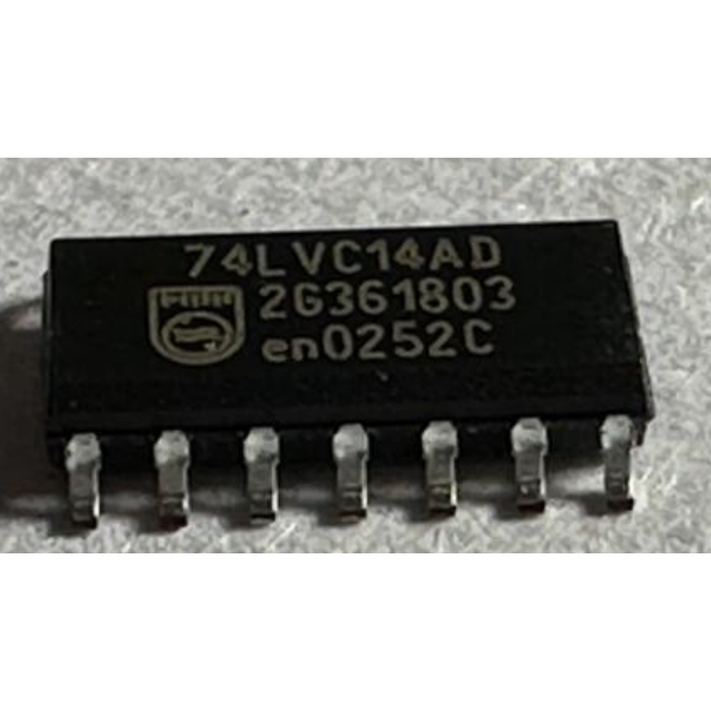 74LVC14AD NXP 反相器 IC 6 路 史密特觸發器 14-SO台灣現貨