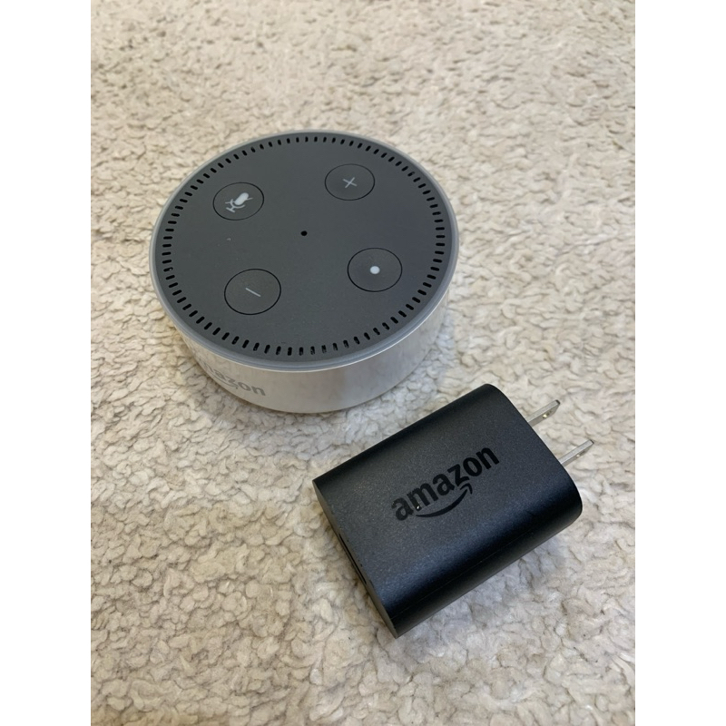 [二手良品] Amazon Alexa echo dot 1st Gen 亞馬遜 語音助理 智慧音響 白色