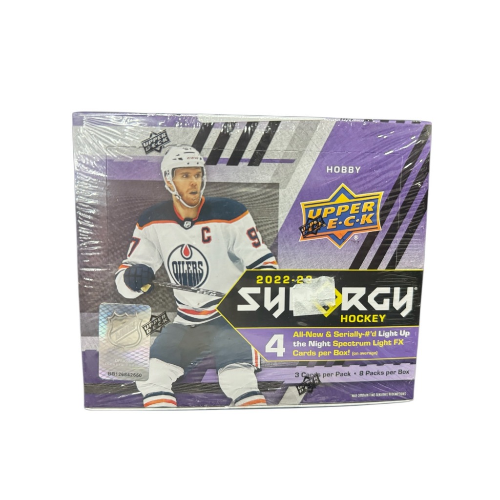 NHL 2022-23 Upper Deck UD Synergy Hockey 協力系列 冰上曲棍球 冰球卡 卡盒
