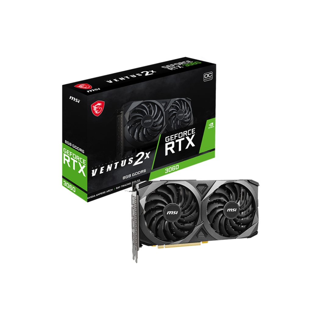 【酷3C】MSI 微星 RTX 3060 VENTUS 2X 8G OC 顯示卡 長23.5cm 顯卡