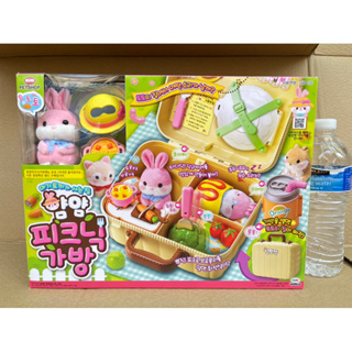 正版 台灣代理 ⭐️含發票🧾⭐️原價1399元 MIMI WORLD 迷你寵物野餐包 粉紅小兔的家 角色扮演