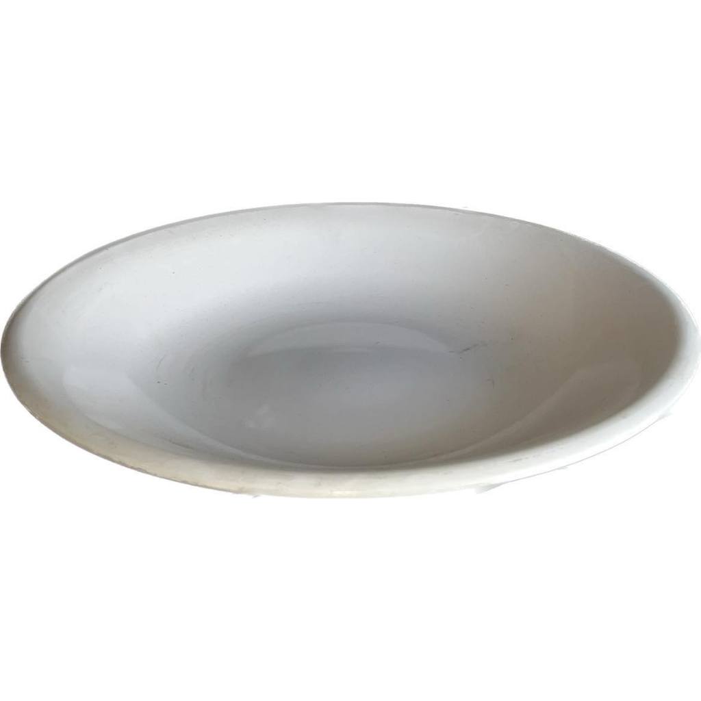 【宏益餐飲設備】白色 美耐皿 盤子 圓盤  大圓盤  超大餐盤 辦桌餐盤 防磨  餐盤 碗盤器皿 耐高溫 二手