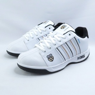 K-SWISS 06781137 Eadall WP 男款 休閒鞋 防潑水 白x黑金【iSport愛運動】