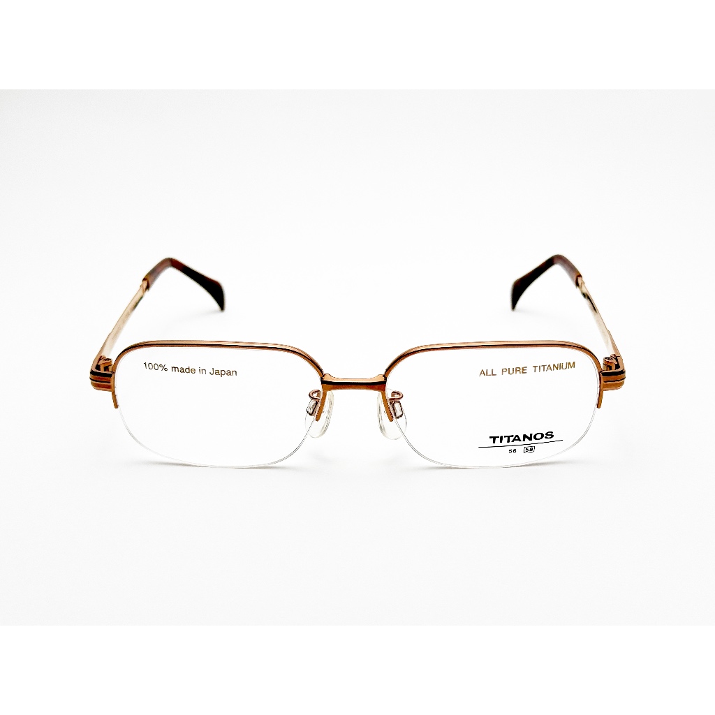 【全新特價】TITANOS 帝王鈦 日本製光學眼鏡鏡框 T1241 CV1 高級100%帝王純鈦 Titanium