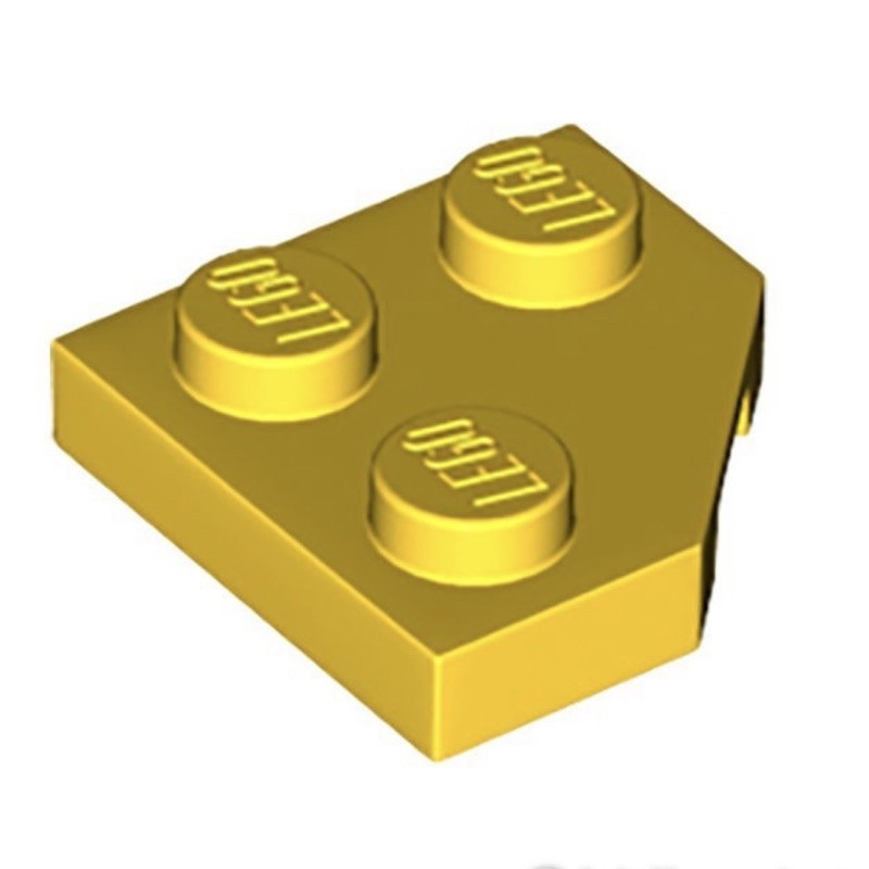 【樂狗】LEGO零件 Plate 2 x 2 Cut Corner 轉角 26601 | 6195184 黃色 (全新)
