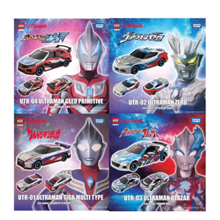 TOMICA 多美小汽車 Ultraman 超人力霸王 01迪卡(複合型態) 02傑洛 03佈雷薩 04捷德