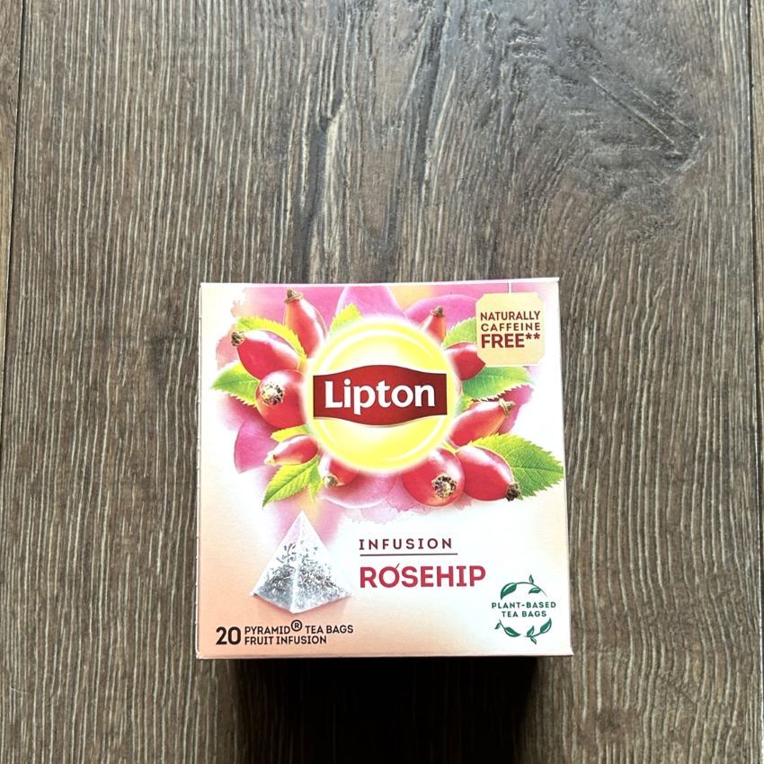 荷蘭製 Lipton Infusion Rosehip Caffeine Free 立頓玫瑰果 無咖啡因 花草茶 新品