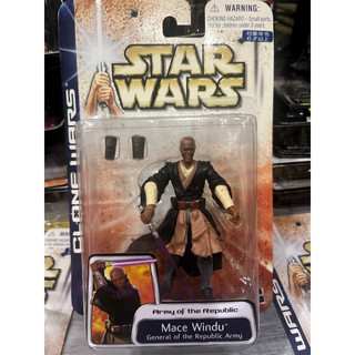 【星際大戰老玩具】Hasbro 藍卡 Mace Windu 3.75 吋