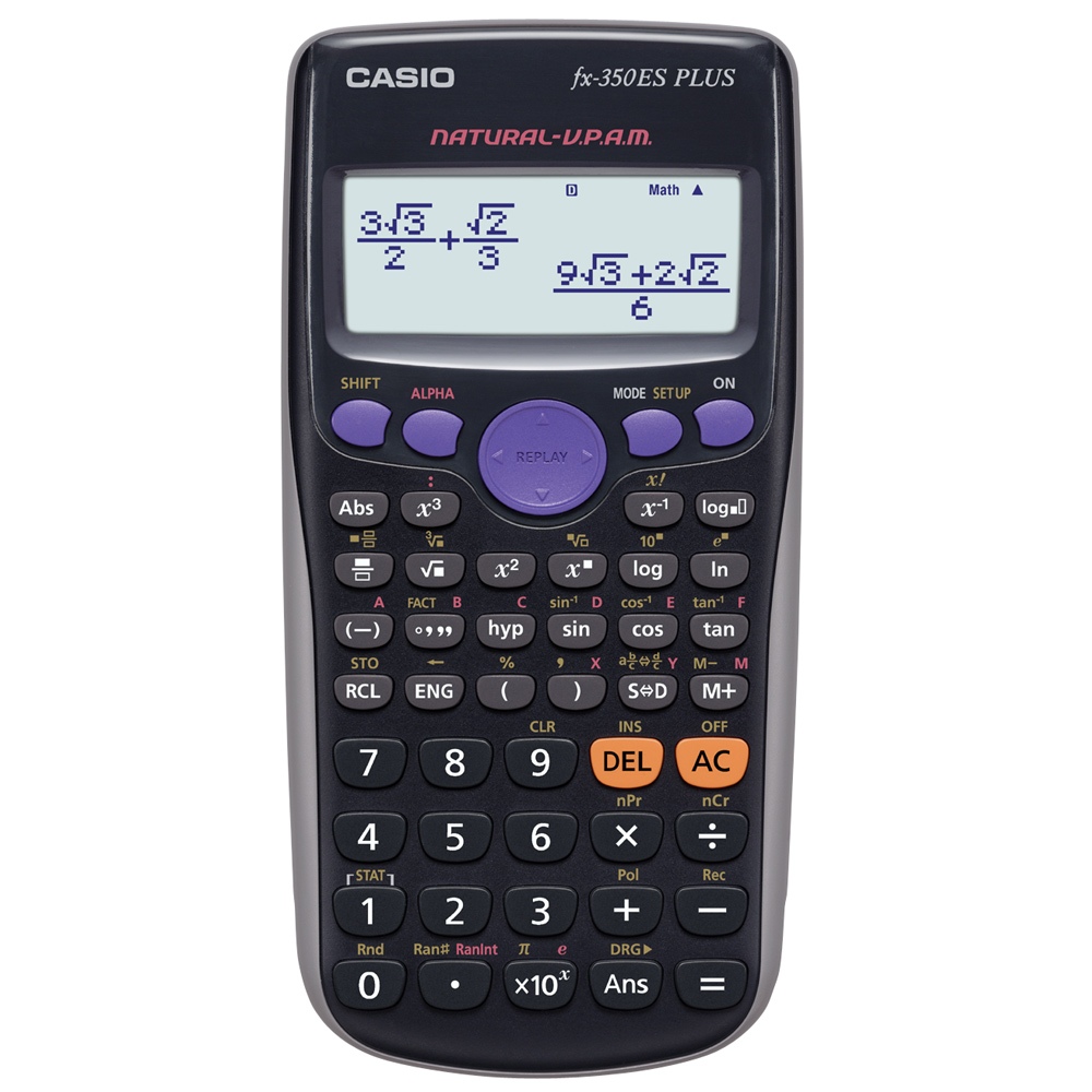 卡西歐 計算機 FX-350ES PLUS 附說明書