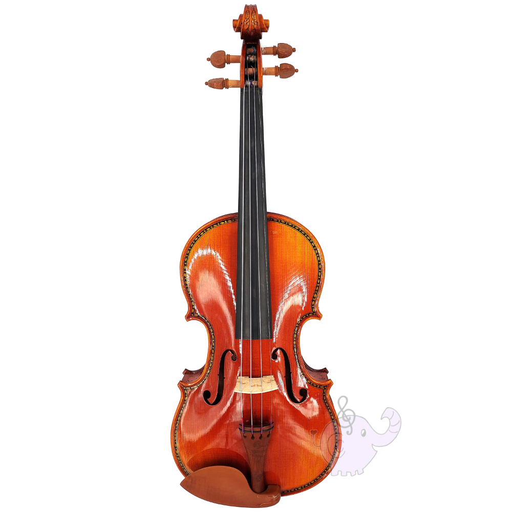 台灣品牌 Elegant C1150 手工仿古雕花小提琴-愛樂芬音樂