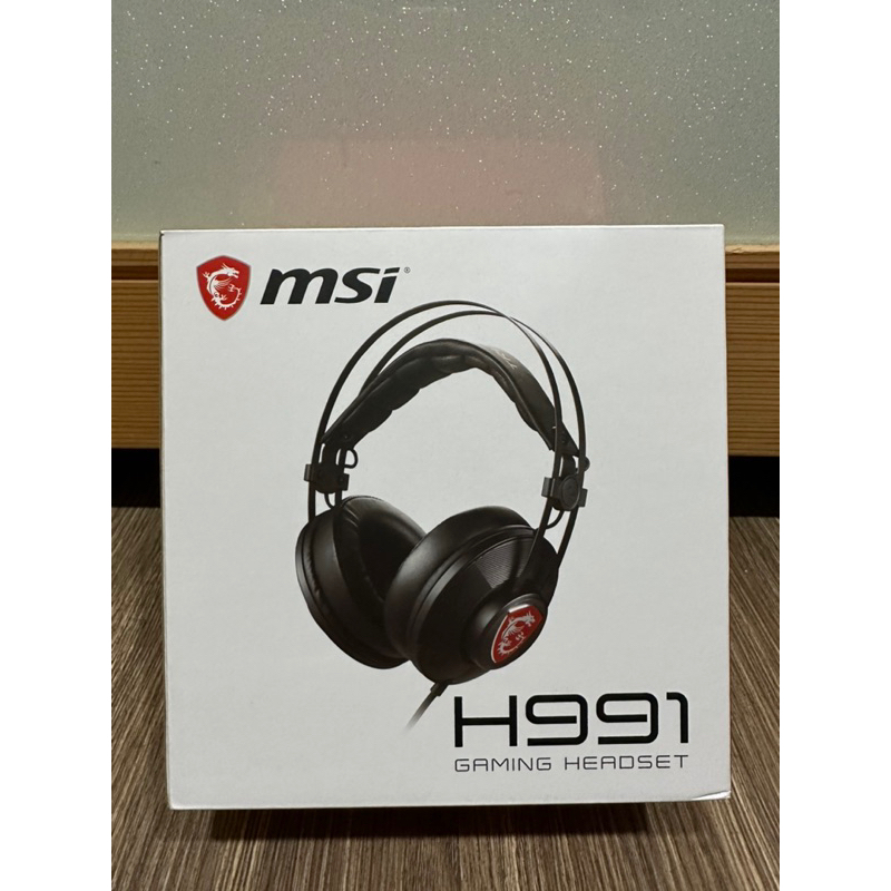 微星 MSI H991 電競耳機 全新