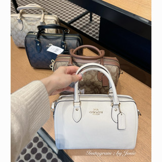 【現貨】美國代購 Coach 新色 Rowan Satchel Bag 波士頓包 斜揹包 手提 斜揹包