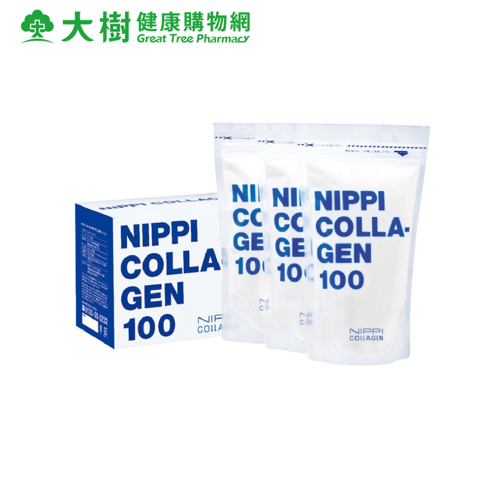 NIPPI 100% 純膠原蛋白胜肽-附5g湯匙 110gX3/盒 廠商直送 大樹