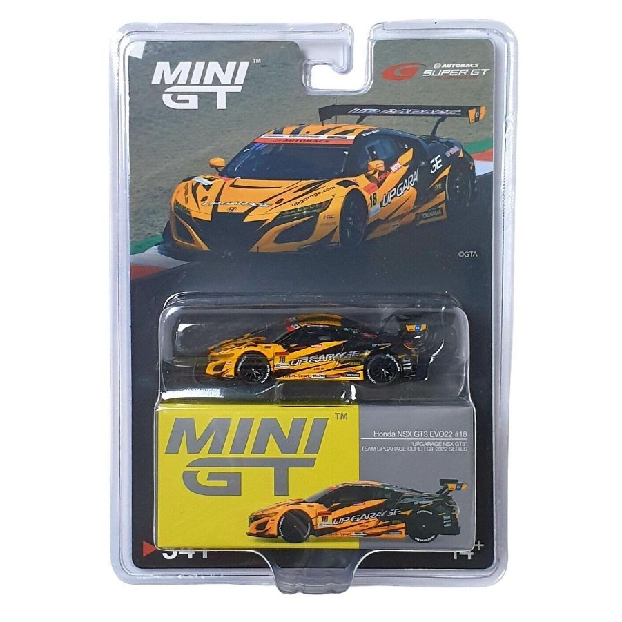 [玩三工作室]送膠盒 MINI GT 541 本田 NSX GT3 Evo22 #18 2022 Super GT 系列