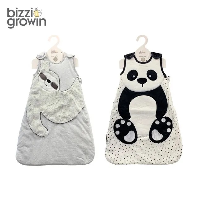 Bizzi Growin 動物造型睡袍(樹懶/熊貓)[免運費]