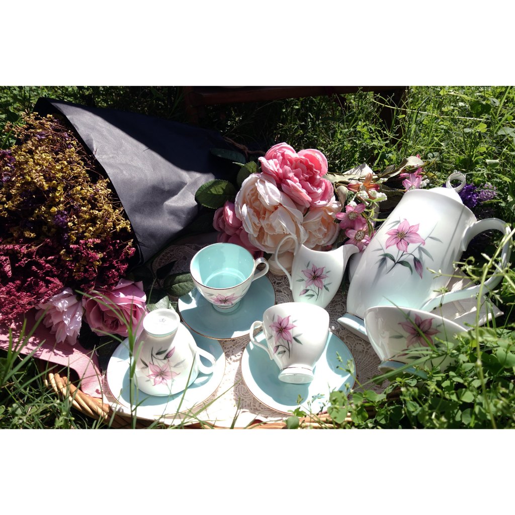 【Sunshine Antiques】Royal Albert - Elfin 英國 骨瓷 瓷器 下午茶 咖啡杯 咖啡壺
