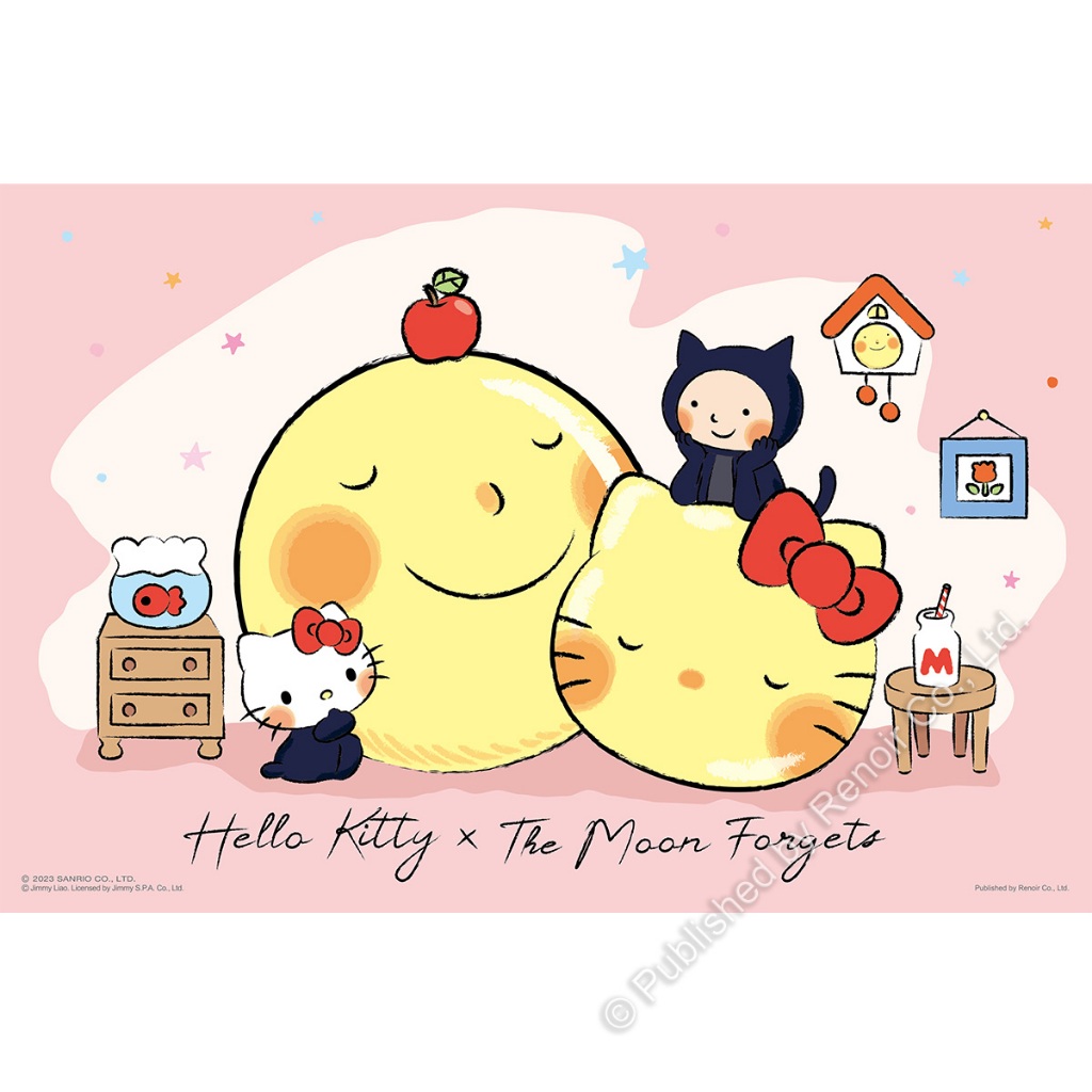 雷諾瓦拼圖文化坊/搖籃曲/300片/Hello Kitty X 幾米