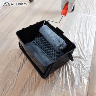 【百利油漆行】附發票 ALLGET 黑傑克 油漆提桶-10吋 刷子 滾筒均適用 刮漆版 大容量 手提 不含圖片中滾輪