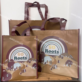 ROOTS 品牌週年慶 【特大會用箱子】 50週年 購物袋 環保袋 VIP 提袋 紀念 限定版 購物袋