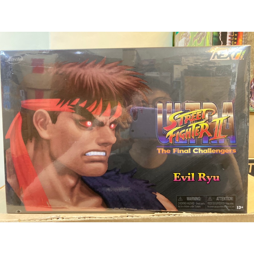 全新現貨 JADA SDCC 限定版 6吋 快打旋風 Street Fighter2 殺意隆 龍 可動完成品