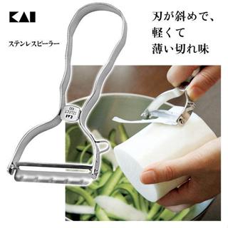 【預購】日本 KAI 貝印 SELECT 100 不鏽鋼T型削皮刀