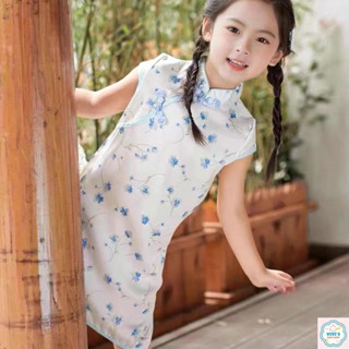 女童旗袍 旗袍裙 旗袍兒童女夏季薄款中國風