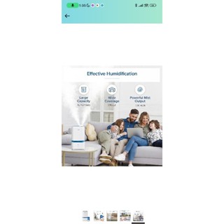 LEVOIT 4L智慧型冷霧加濕器 適用於家庭臥室 自訂濕度 app語音控制 排程 計時器 持續40小時 靜音 手柄設計