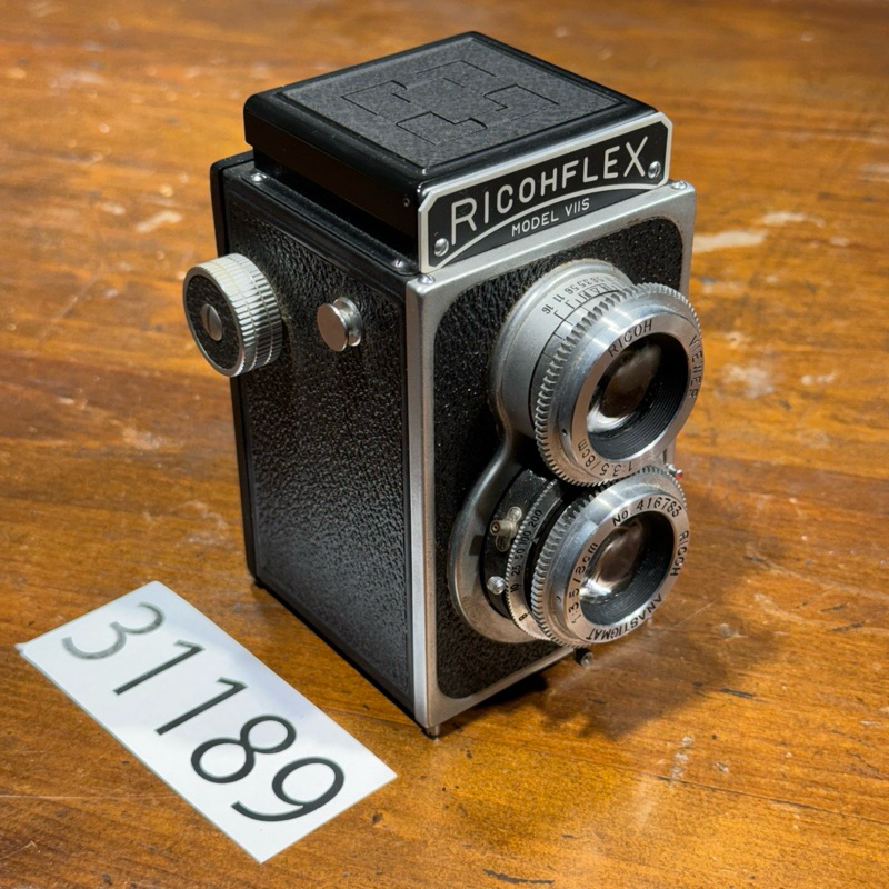 Ricohflex model VII 6x6 中片幅120底片相機，腰平取景，經典造型骨董相機