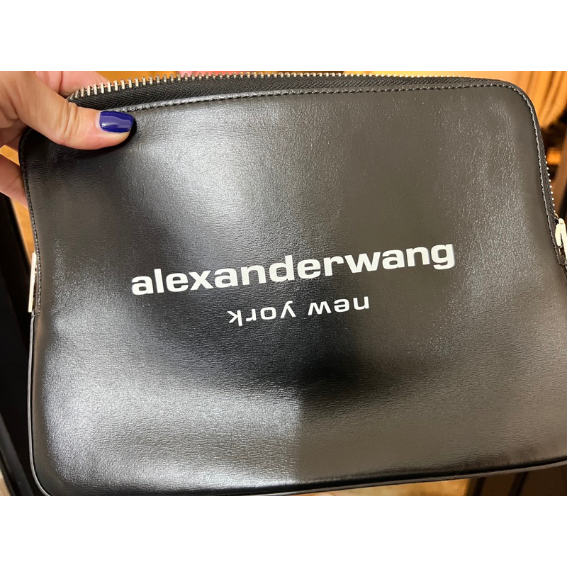 alexander wang黑色手拿包二手