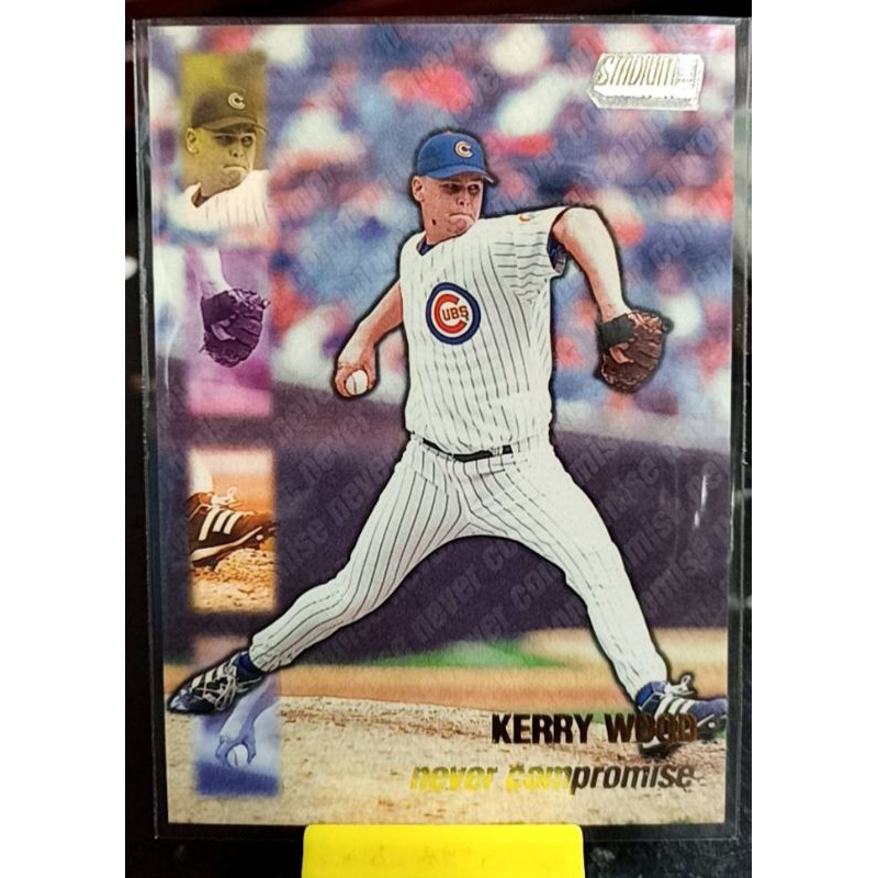 MLB 凱裡伍德 1998 年托普斯棒球明星金色平行編號 Xx/9799 芝加哥小熊隊