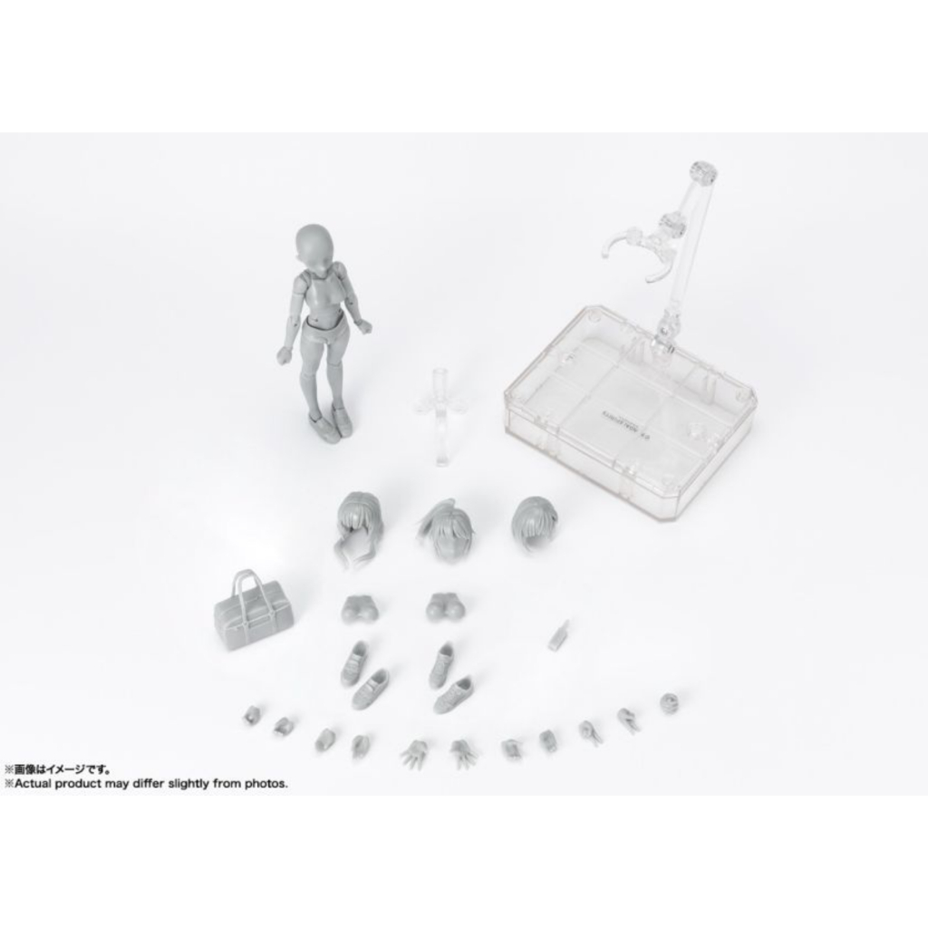 【周周GO】3-4月預購 SHF 女性素體 School Life Edition DX SET 灰色版 官網下單