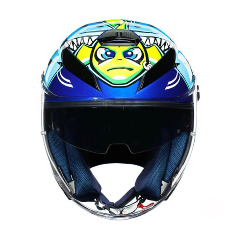 AGV  K5 JET Misano 2015 鯊魚帽 3/4罩安全帽 半罩式 內藏墨鏡 亞洲頭型 原廠亞洲版（M）