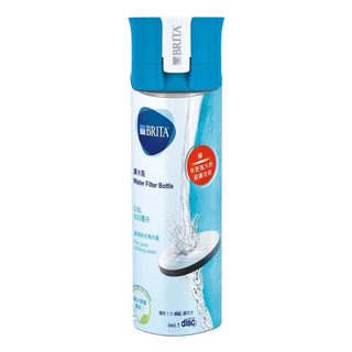 【德國BRITA】Fill&Go隨身濾水瓶(藍) 加贈提帶