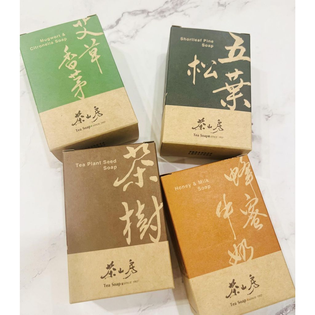 *小妞精品百貨* 茶山房 手工皂 100G盒裝 肥皂 香皂 茶樹香皂 艾草香皂 艾草香茅 溫和手工皂