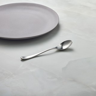 (現貨) 日本山崎金屬 - AQUATIQUE系列 - 霧面不鏽鋼點心匙 (138 mm)