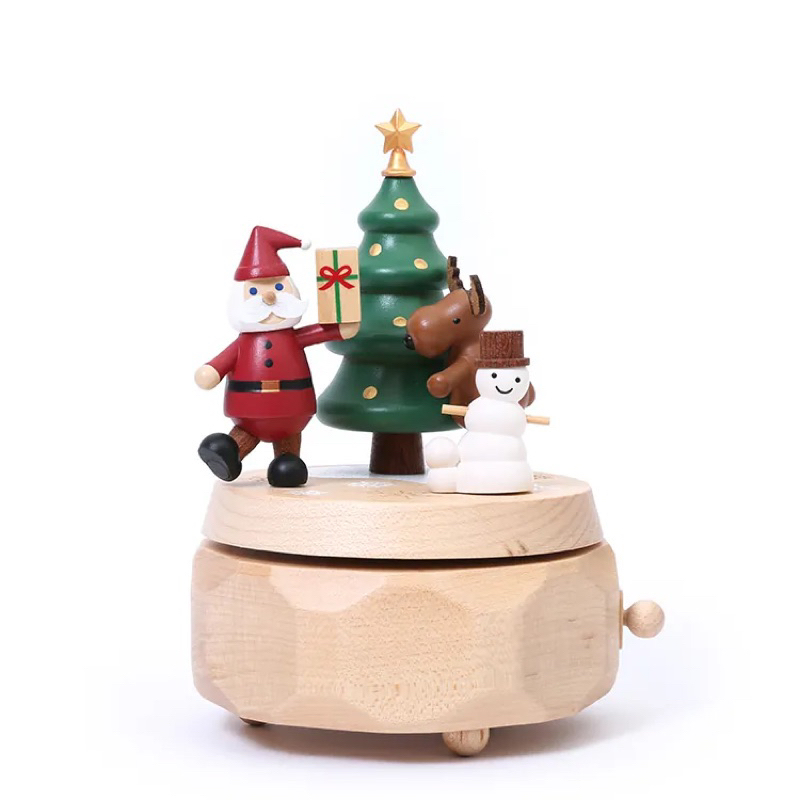 【聖誕老人】多旋轉音樂盒．音樂鈴 聖誕 Xmas 聖誕節 聖誕樹 聖誕老公公 雪人 馴鹿