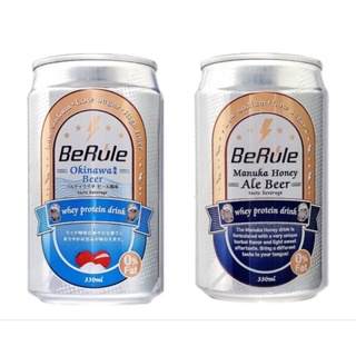 （好市多正品貨）BeRule 非酒精麥蘆卡蜂蜜愛爾啤酒口味/非酒精沖繩海鹽荔枝啤酒風味 乳清蛋白飲