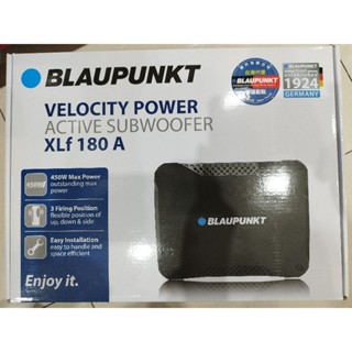 BLAUPUNKT 德國藍點 主動式超低音 超薄型8吋 XLF-180A 車用汽車音響重低音