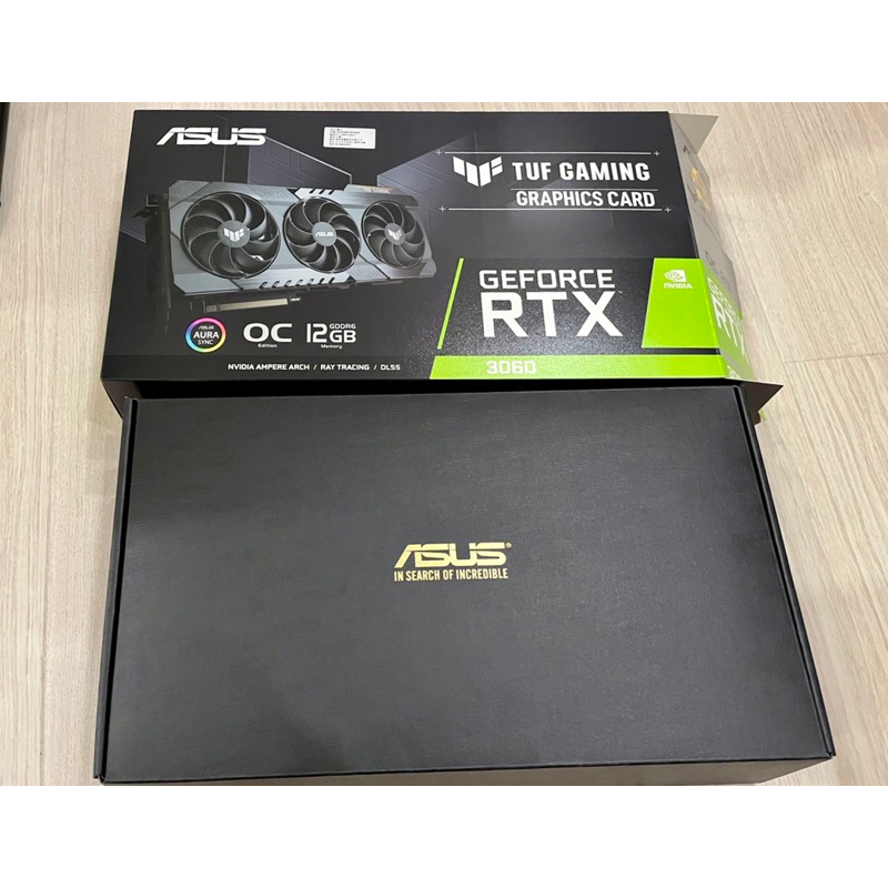 ASUS TUF RTX™ 3060 V2 OC 超頻版 12GB GDDR6(二手/九成新)