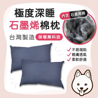 【就愛睏 蝦皮隔日配】獨立筒石墨稀枕 石墨烯棉枕 獨立筒枕 透氣枕 助眠枕 抗菌枕 可水洗 枕頭 飯店枕 枕芯 臺灣製