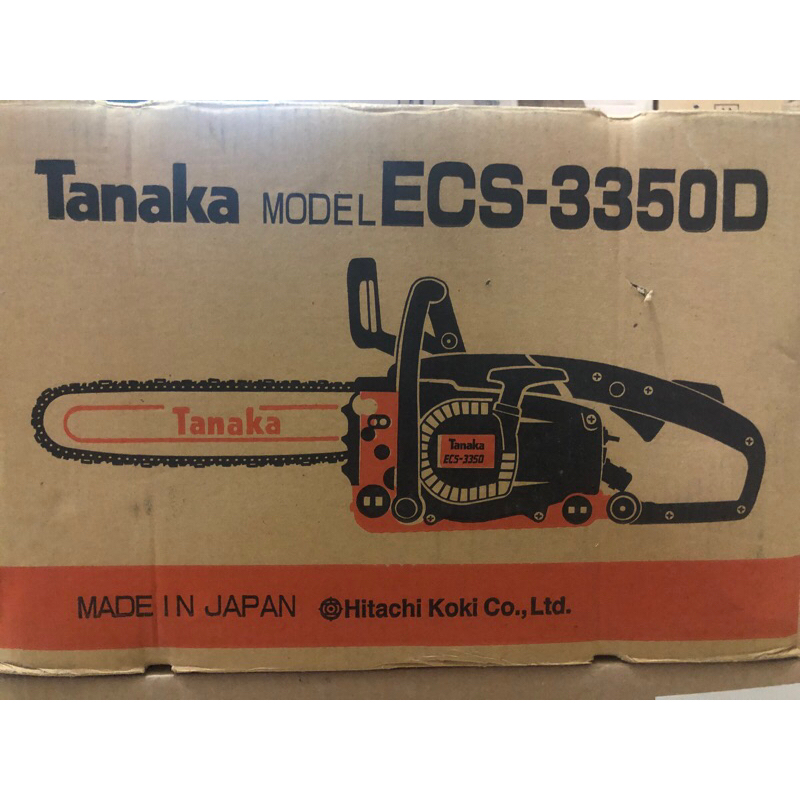 《女子五金》含稅🔺 Tanaka 田中 16” 引擎式鏈鋸 ECS-3350D 日本製 已絕版