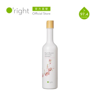 O'right 歐萊德 桃花豐盈洗髮精400mL 致贈 好禮三選一 細軟髮、扁塌髮質推薦 彈力輕盈