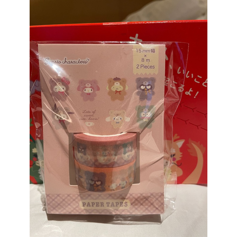 現貨❤️日本郵便局🇯🇵 三麗鷗玩偶裝紙膠帶組 限定款✨ 超級美的❤️