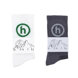 〖LIT-select〗Hidden NY h Logo Socks 長襪 襪子